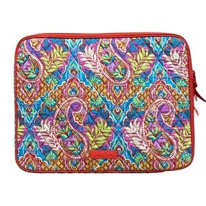 Vera Bradley Paisley In Paradise Modern Zip Laptop Computer Protection Case